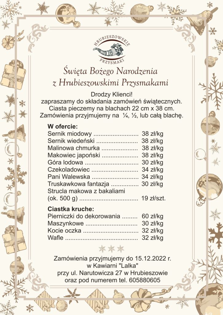 Oferta bożonarodzeniowa